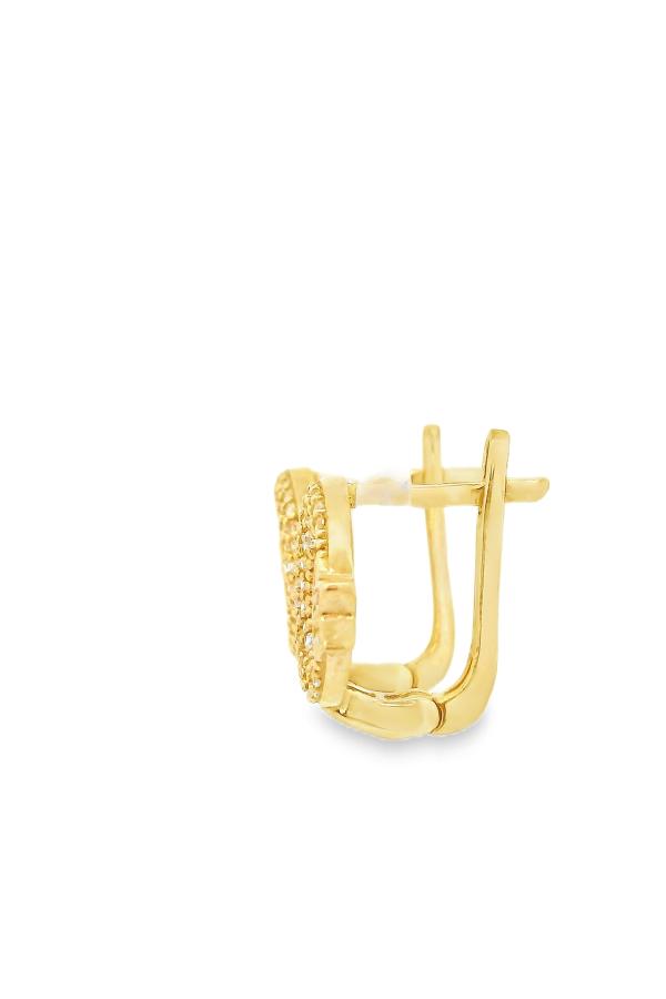 Cigold Taşlı Küpe 14 Ayar Altın 2.80 Gr OA-K1TB101029407