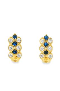 Cigold Taşlı Küpe 14 Ayar Altın 2.98 Gr OA-K1TB101029418