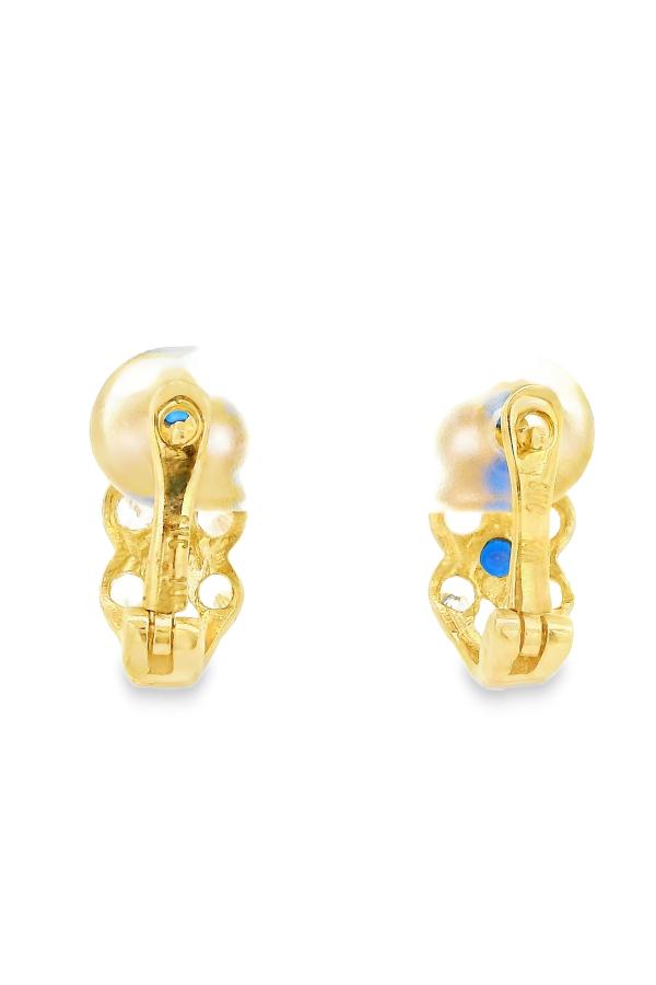 Cigold Taşlı Küpe 14 Ayar Altın 2.98 Gr OA-K1TB101029418