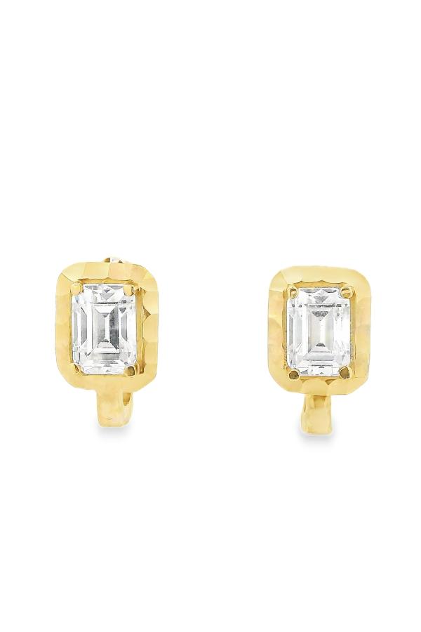 Cigold Taşlı Küpe 14 Ayar Altın 3.02 Gr OA-K1TB101029415