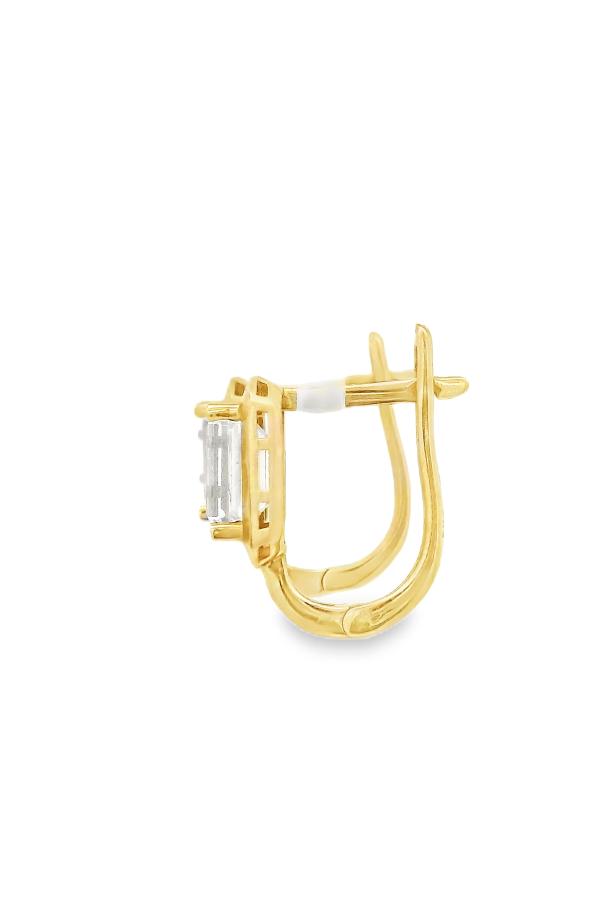 Cigold Taşlı Küpe 14 Ayar Altın 3.02 Gr OA-K1TB101029415