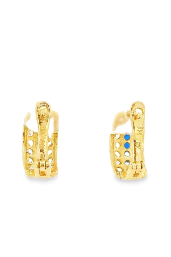 Cigold Taşlı Küpe 14 Ayar Altın 3.07 Gr OA-K1TB101029419