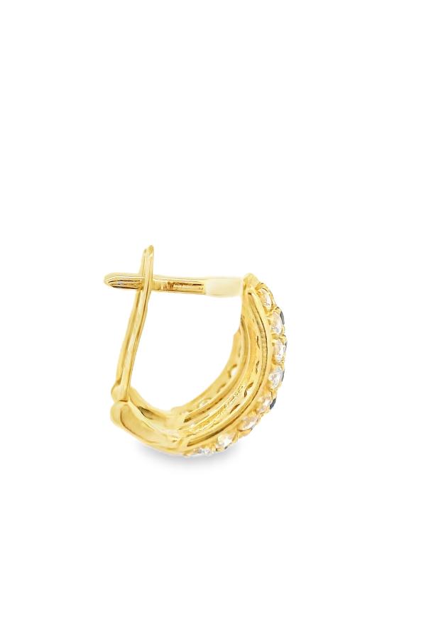 Cigold Taşlı Küpe 14 Ayar Altın 3.07 Gr OA-K1TB101029419