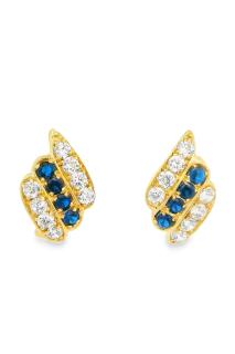 Cigold Taşlı Küpe 14 Ayar Altın 3.20 Gr OA-K1TB101029417