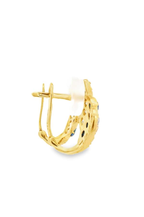 Cigold Taşlı Küpe 14 Ayar Altın 3.20 Gr OA-K1TB101029417