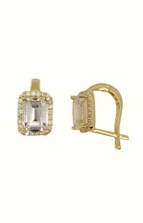 Cigold Taşlı Küpe 14 Ayar Altın 3.61 Gr OA-K101027055