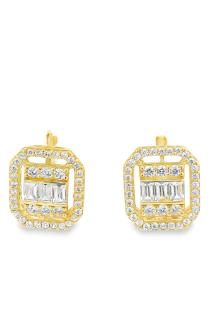 Cigold Taşlı Küpe 14 Ayar Altın 3.92 Gr OA-K1TB101029416