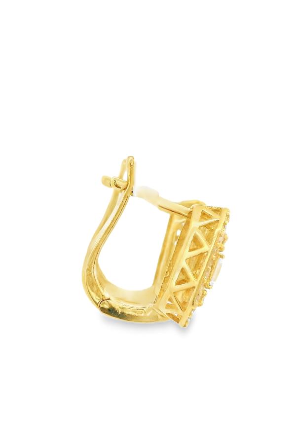Cigold Taşlı Küpe 14 Ayar Altın 3.92 Gr OA-K1TB101029416