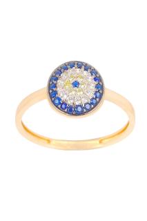 Cigold Taşlı Yüzük 14 Ayar Altın 1.29 Gr OA-K21501029060