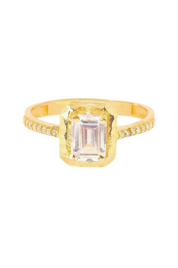 Cigold Taşlı Yüzük 14 Ayar Altın 1.68 Gr OA-C11501029196