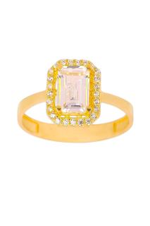 Cigold Taşlı Yüzük 14 Ayar Altın 1.78 Gr OA-C11501029148