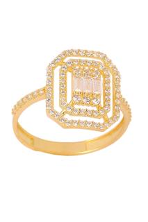 Cigold Taşlı Yüzük 14 Ayar Altın 1.89 Gr OA-K21601029080