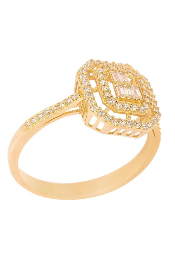 Cigold Taşlı Yüzük 14 Ayar Altın 1.90 Gr OA-K21501029082