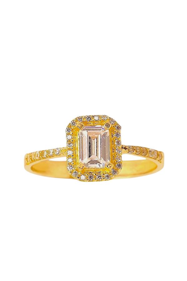 Cigold Taşlı Yüzük 14 Ayar Altın 1.91 Gr OA-C11501029192