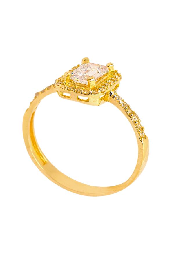 Cigold Taşlı Yüzük 14 Ayar Altın 1.91 Gr OA-C11501029192
