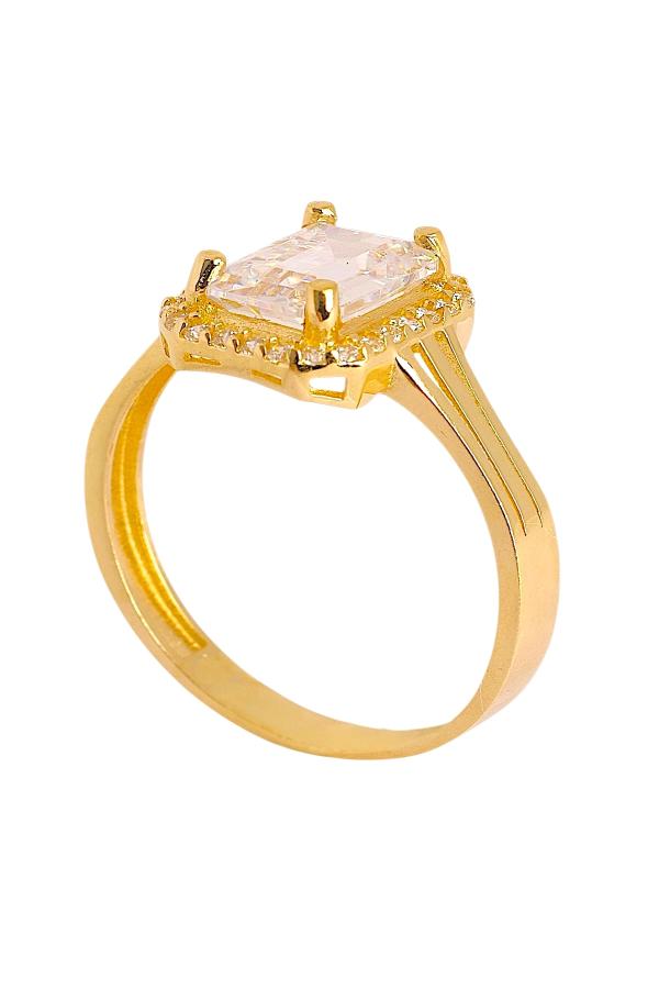 Cigold Taşlı Yüzük 14 Ayar Altın 2.22 Gr OA-C11401029190