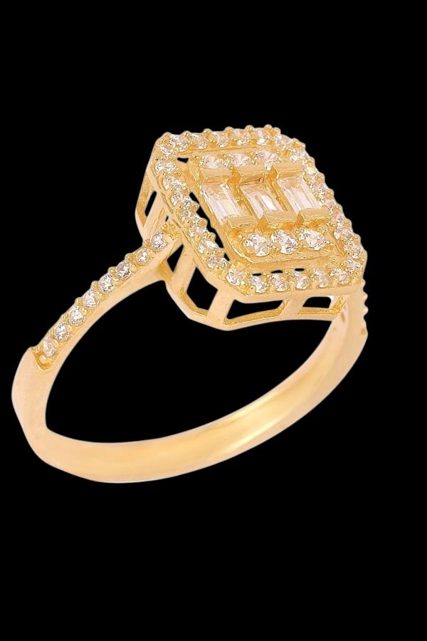 Cigold Taşlı Yüzük 14 Ayar Altın 2.26 Gr OA-K21601029083