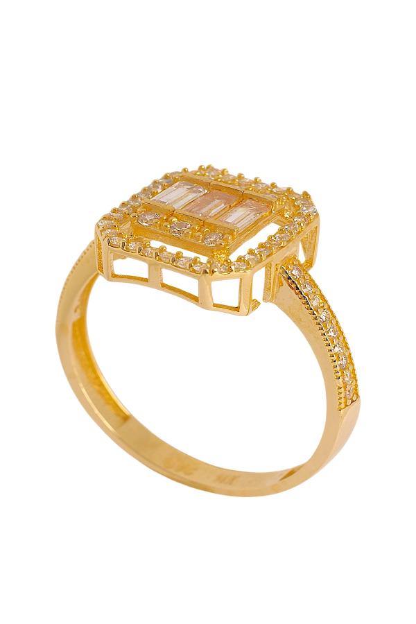Cigold Taşlı Yüzük 14 Ayar Altın 2.29 Gr OA-C11601029188