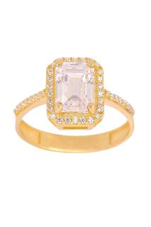 Cigold Taşlı Yüzük 14 Ayar Altın 2.31 Gr OA-K21401029092