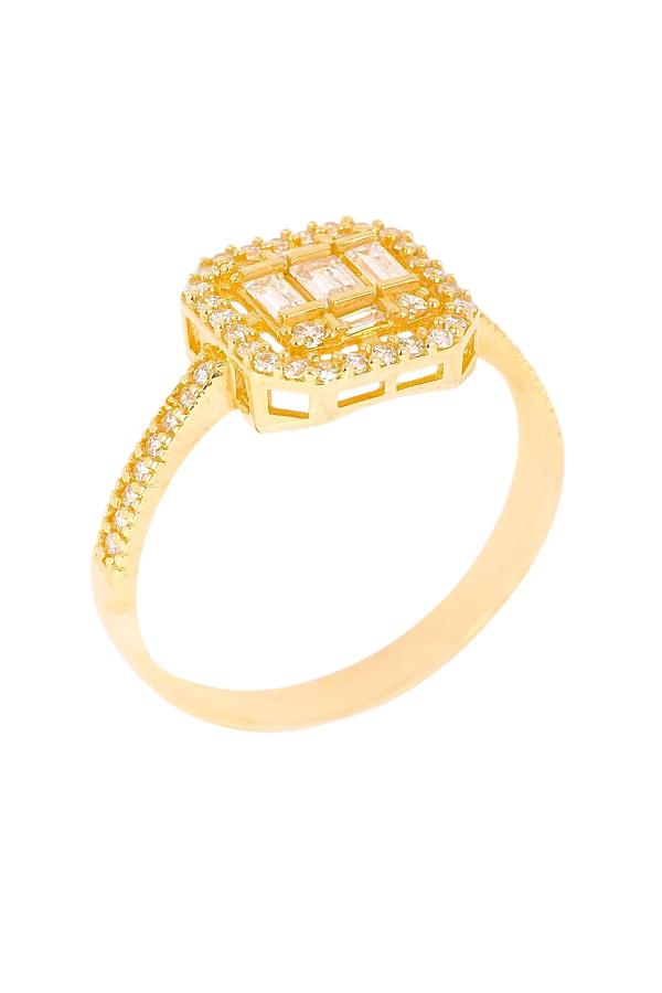 Cigold Taşlı Yüzük 14 Ayar Altın 2.33 Gr OA-C11501029187