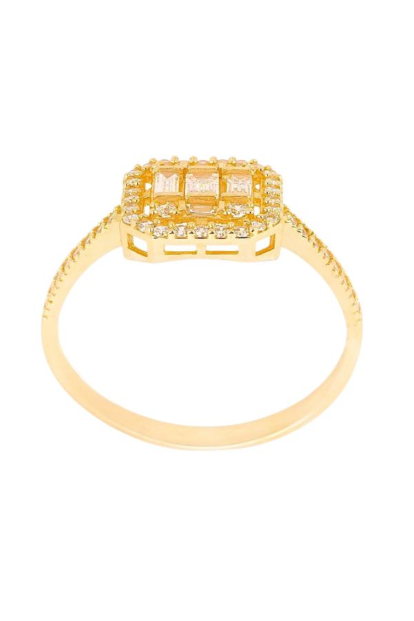 Cigold Taşlı Yüzük 14 Ayar Altın 2.33 Gr OA-C11501029187