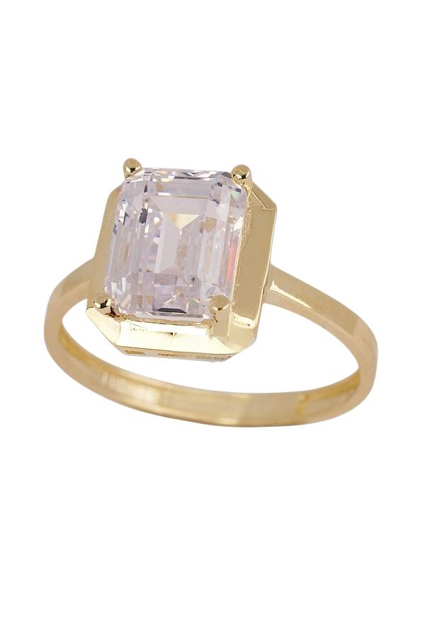 Cigold Taşlı Yüzük 14 Ayar Altın 2.48 Gr OA-K21401028946
