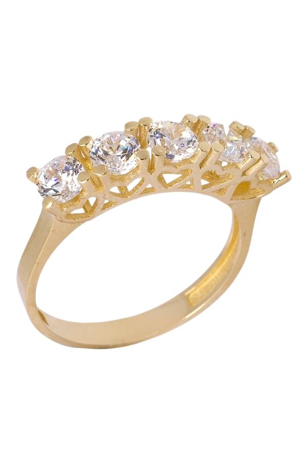 Cigold Taşlı Yüzük 14 Ayar Altın 2.56 Gr OA-K21501028969