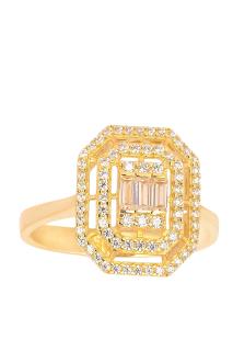 Cigold Taşlı Yüzük 14 Ayar Altın 2.58 Gr OA-K21601029081