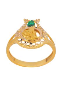 Cigold Taşlı Yüzük 14 Ayar Altın 2.63 Gr OA-K21701028941