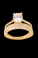 Cigold Taşlı Yüzük 14 Ayar Altın 2.64 Gr OA-C11501029160