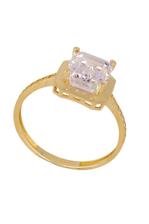 Cigold Taşlı Yüzük 14 Ayar Altın 2.67 Gr OA-K21401028949