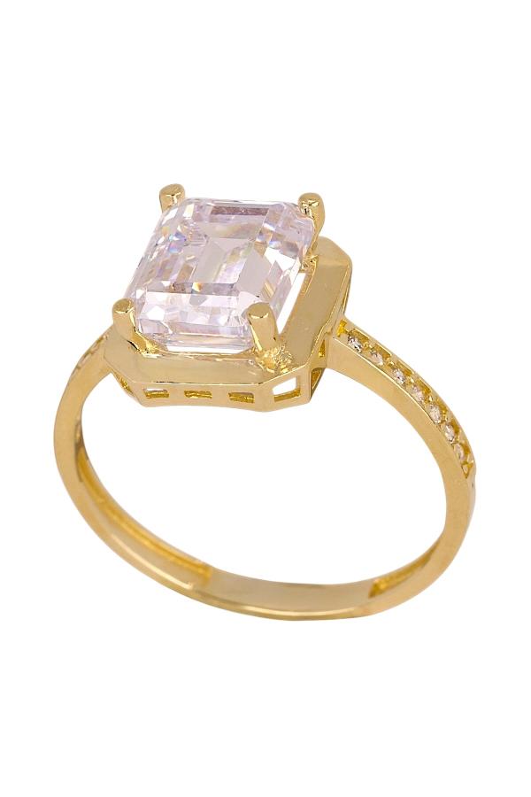 Cigold Taşlı Yüzük 14 Ayar Altın 2.67 Gr OA-K21401028949