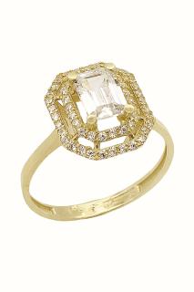 Cigold Taşlı Yüzük 14 Ayar Altın 2.70 Gr OA-K11601027084