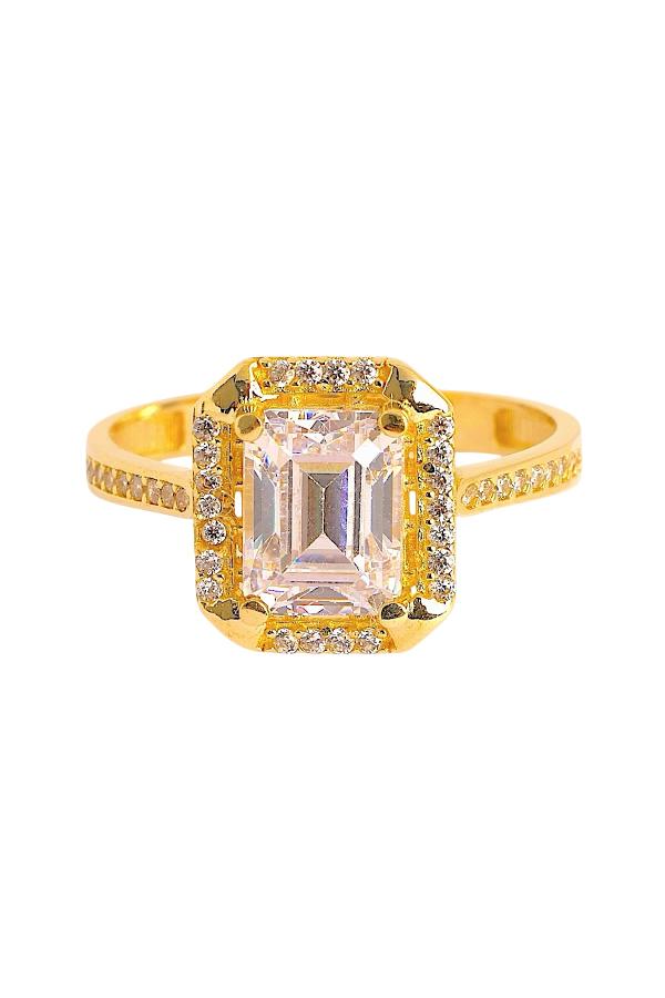 Cigold Taşlı Yüzük 14 Ayar Altın 2.70 Gr OA-C11501029191
