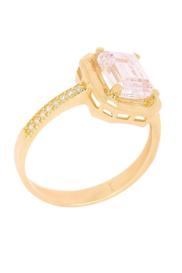Cigold Taşlı Yüzük 14 Ayar Altın 2.85 Gr OA-K21501029087