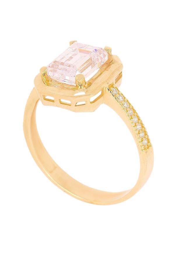 Cigold Taşlı Yüzük 14 Ayar Altın 2.85 Gr OA-K21501029087