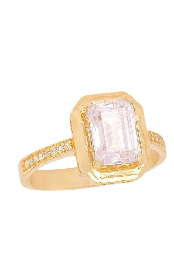 Cigold Taşlı Yüzük 14 Ayar Altın 2.85 Gr OA-K21501029087