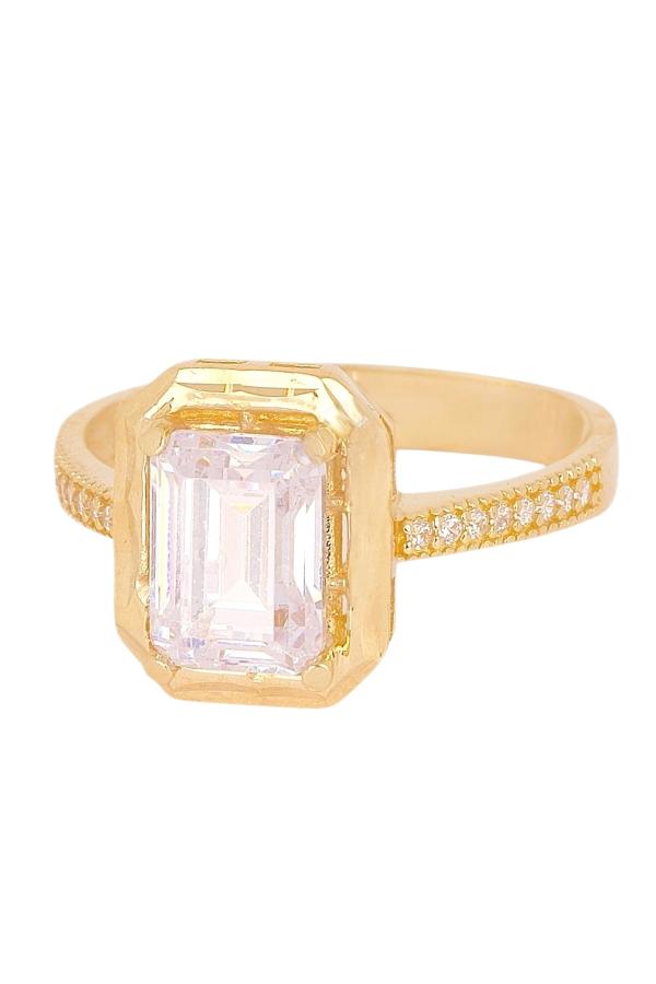 Cigold Taşlı Yüzük 14 Ayar Altın 2.85 Gr OA-K21501029087