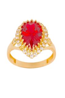 Cigold Taşlı Yüzük 14 Ayar Altın 2.92 Gr OA-K21301029076