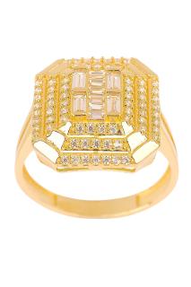 Cigold Taşlı Yüzük 14 Ayar Altın 3.09 Gr OA-C11501029181