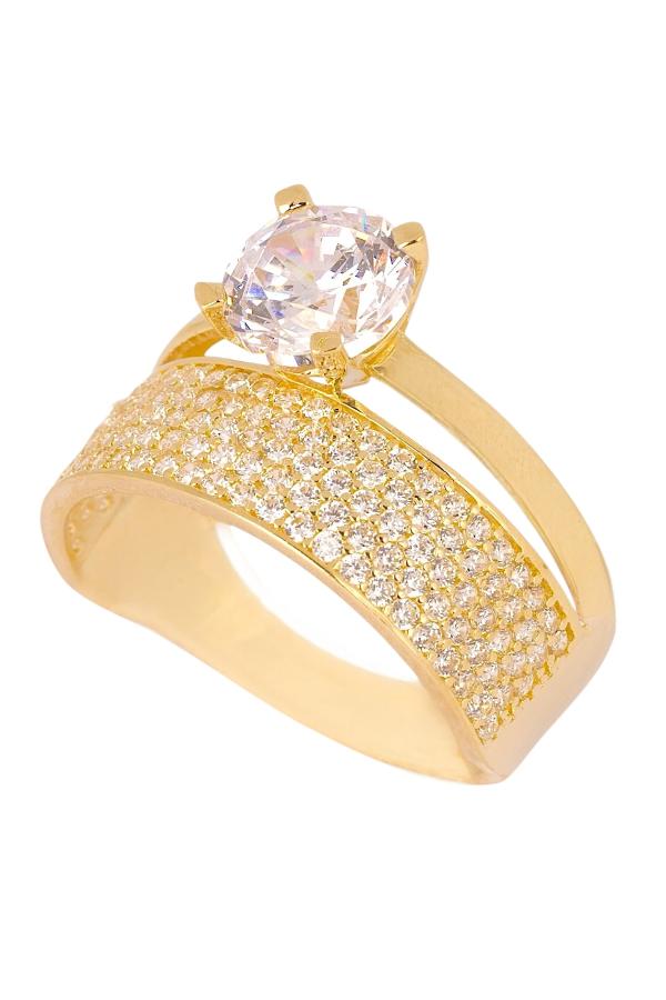 Cigold Taşlı Yüzük 14 Ayar Altın 3.58 Gr OA-C11501029159