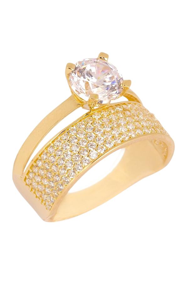 Cigold Taşlı Yüzük 14 Ayar Altın 3.58 Gr OA-C11501029159