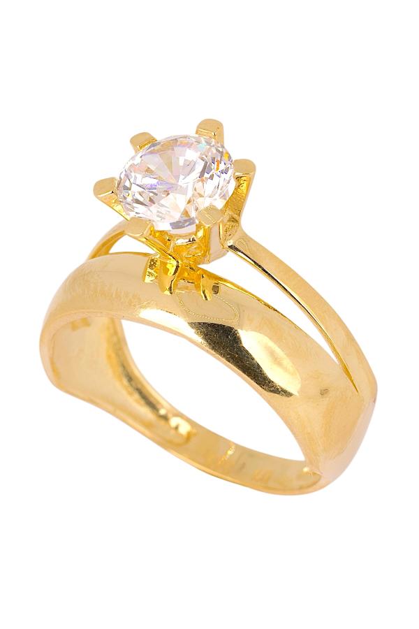 Cigold Taşlı Yüzük 14 Ayar Altın 3.58 Gr OA-C11701029156