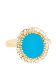 Cigold Taşlı Yüzük 14 Ayar Altın 3.78 Gr OA-K21601029063