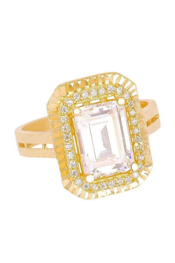 Cigold Taşlı Yüzük 14 Ayar Altın 4.07 Gr OA-K21501029088