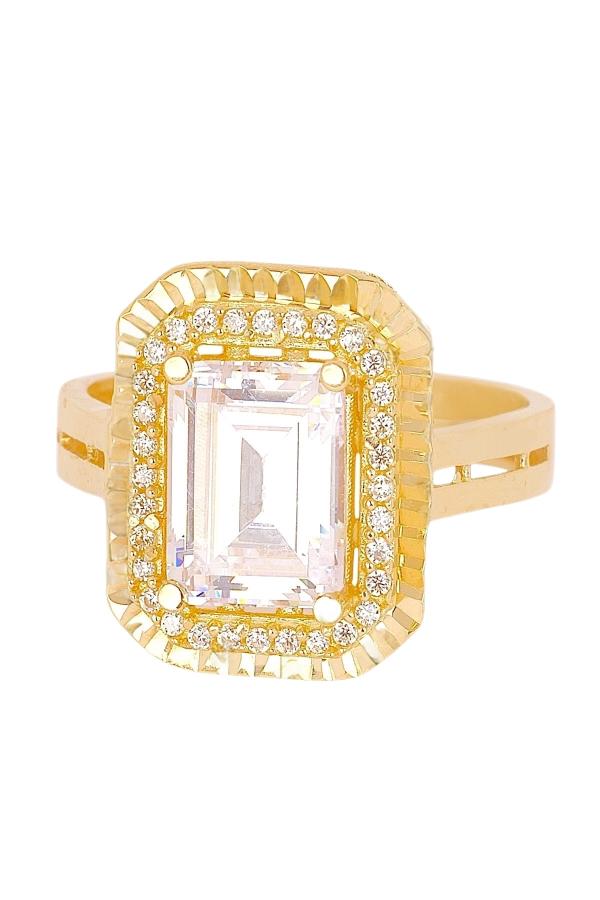 Cigold Taşlı Yüzük 14 Ayar Altın 4.07 Gr OA-K21501029088