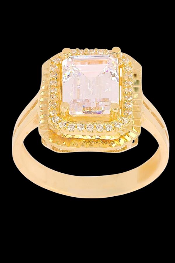 Cigold Taşlı Yüzük 14 Ayar Altın 4.07 Gr OA-K21501029088