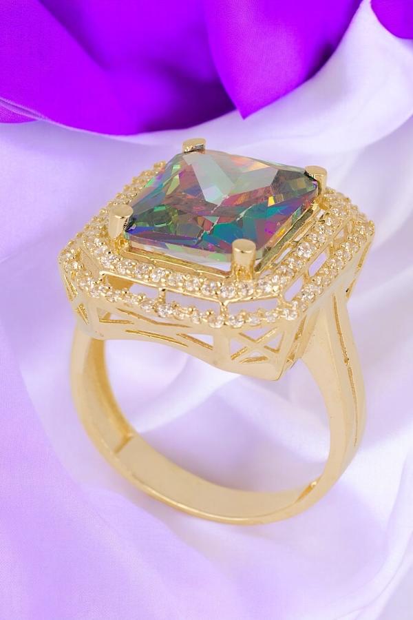 Cigold Taşlı Yüzük 14 Ayar Altın 5.60 Gr OA-C11601029180