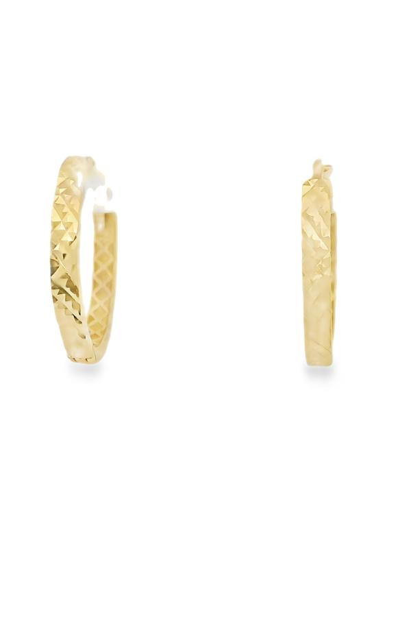 Cigold Taşsız Küpe 14 Ayar Altın 1.07 Gr OA-C1TB01029297