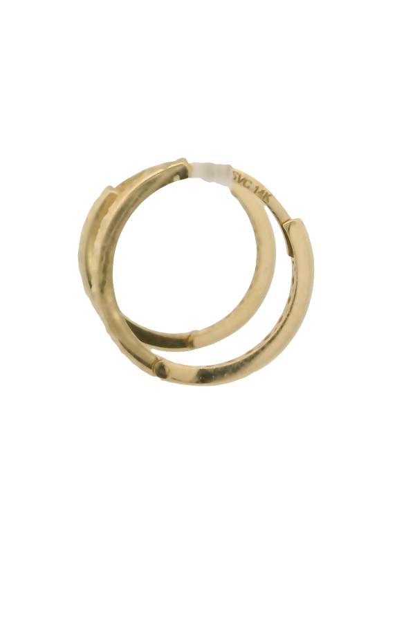 Cigold Taşsız Küpe 14 Ayar Altın 1.14 Gr OA-C1TB01029281